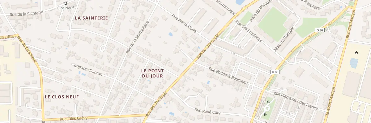 Plan du 13 Rue de Chantepie à Joué-lès-Tours