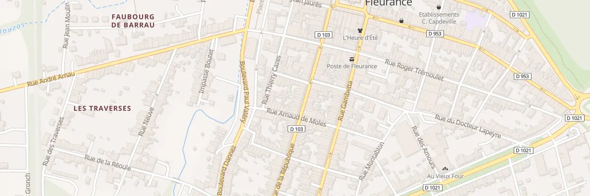 Plan du 55 Rue de la République à Fleurance