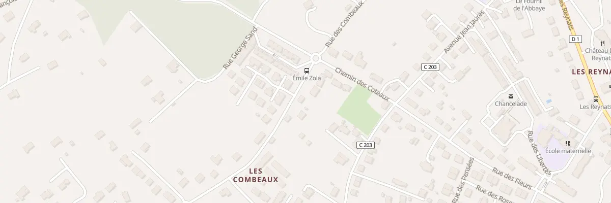 Plan du 33 Rue des Combeaux à Chancelade