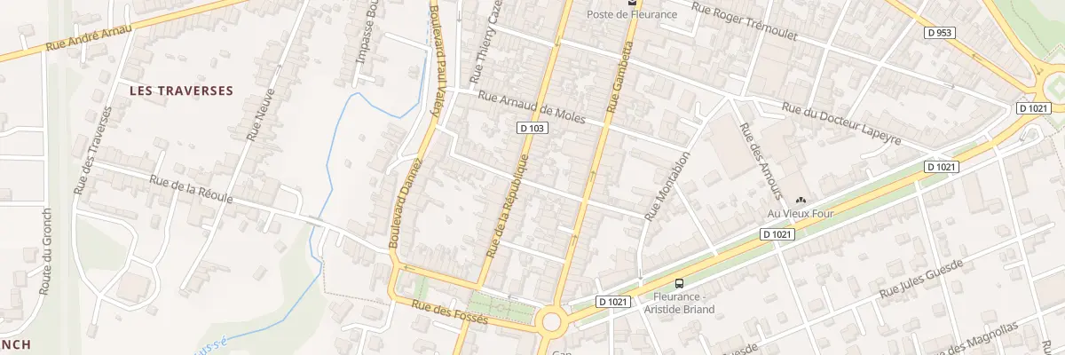 Plan du 54 Rue de la République à Fleurance