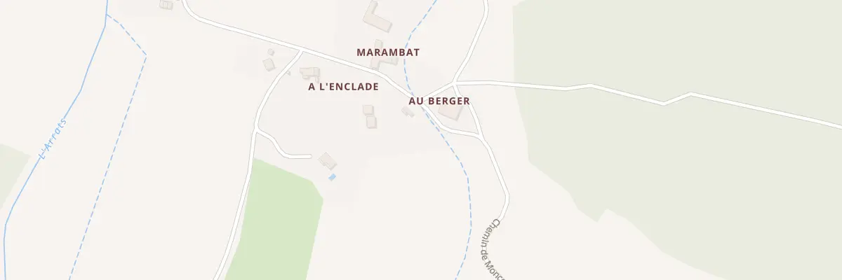 Plan du 5106 Au Luciat à Moncorneil-Grazan