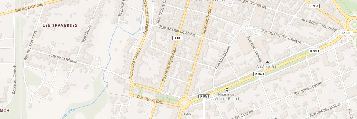Plan du 52 Rue de la République à Fleurance
