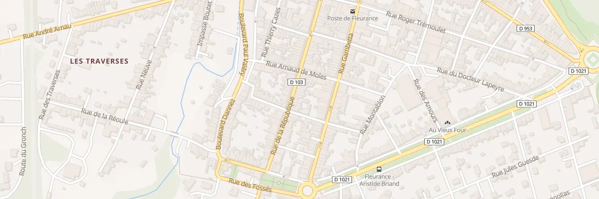 Plan du 62 Rue de la République à Fleurance