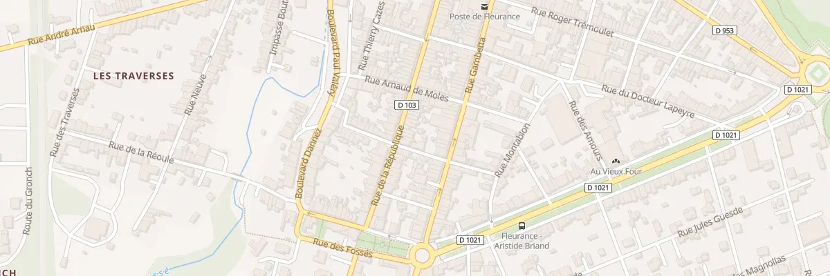 Plan du 58 Rue de la République à Fleurance