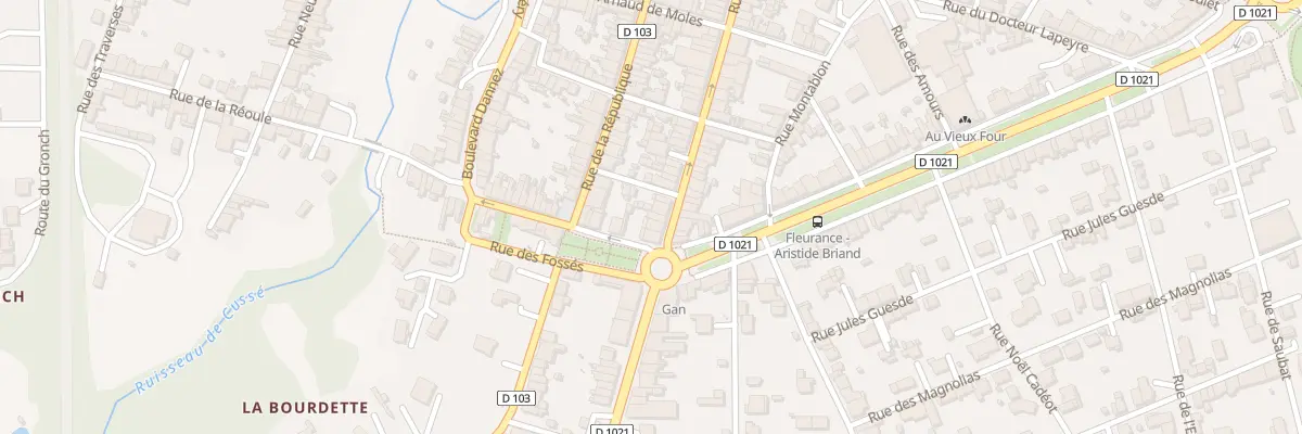 Plan du 5 Rue Gambetta à Fleurance