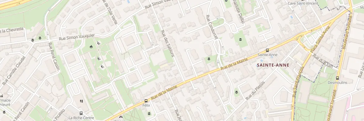 Plan du 3B Rue des Sablons à La Riche