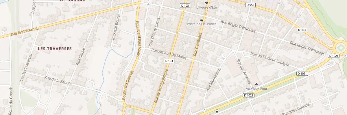 Plan du 78 Rue de la République à Fleurance