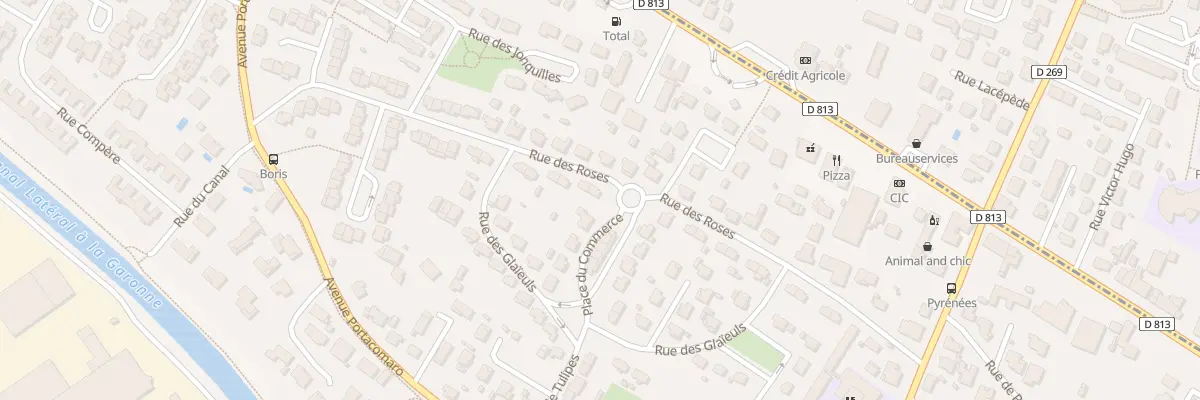 Plan du 16 Rue des Roses à Boé