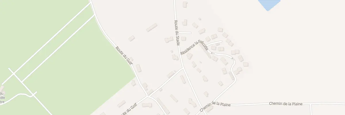 Plan du 406 Rte du Stade à Saint-Riquier-ès-Plains