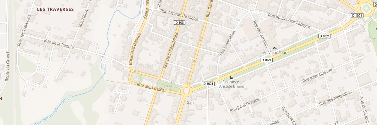 Plan du 13 Rue Gambetta à Fleurance