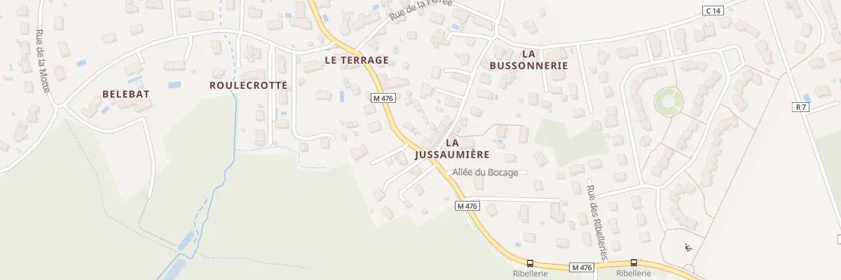 Plan du 93 Rue des Bourgetteries à Mettray