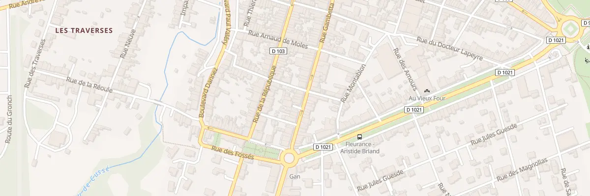 Plan du 23 Rue Gambetta à Fleurance