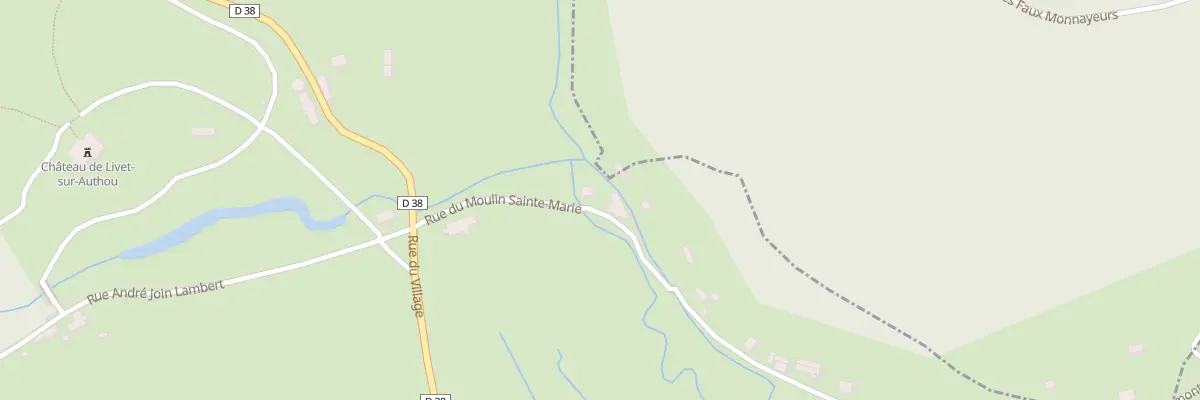 Plan du 34 Le Village à Livet-sur-Authou