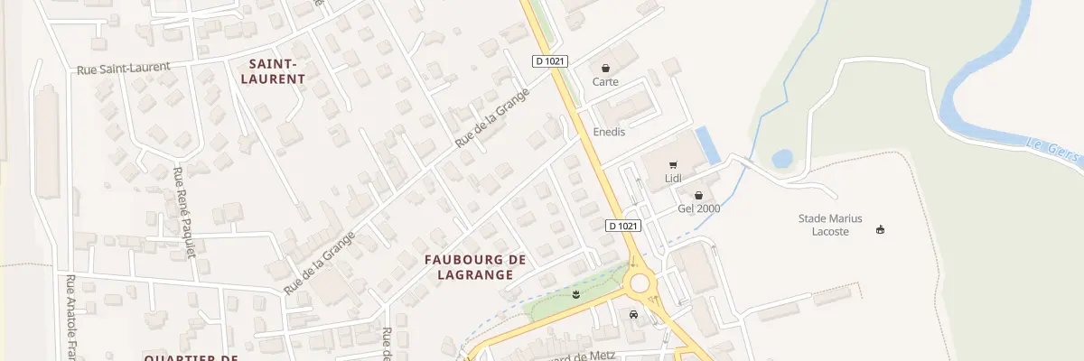Plan du 2 Rue Jean de Mérat à Fleurance