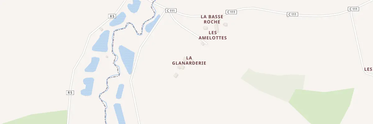Plan du 5119 La Glanarderie à Sainte-Cérotte