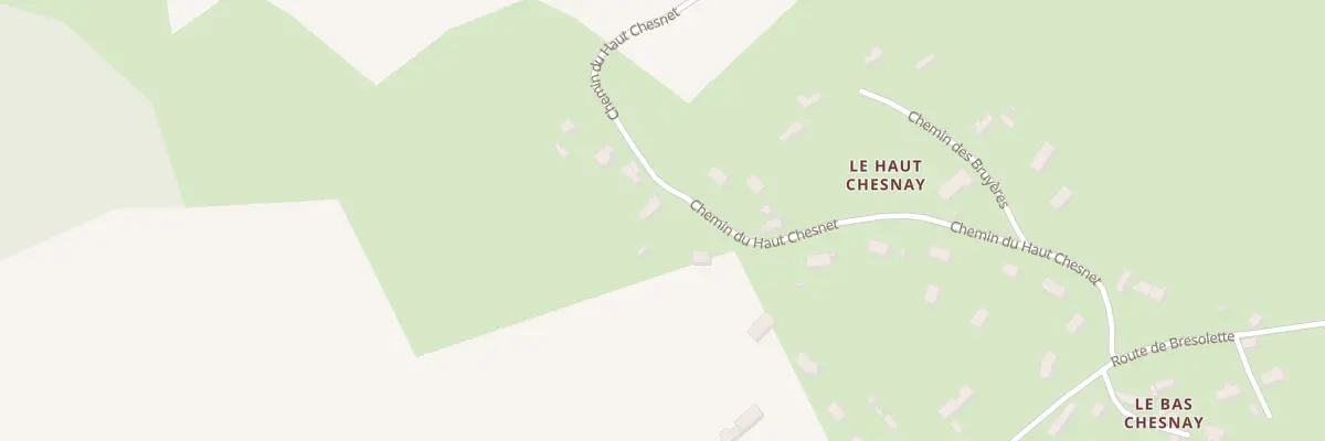 Plan du 379 Che du Haut Chesnet à Irai