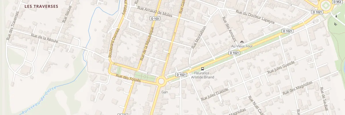 Plan du 14 Rue Gambetta à Fleurance