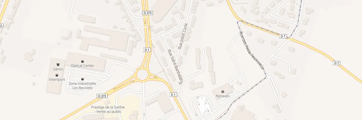 Plan du 50 Rue Joliot Curie à La Ferté-Bernard