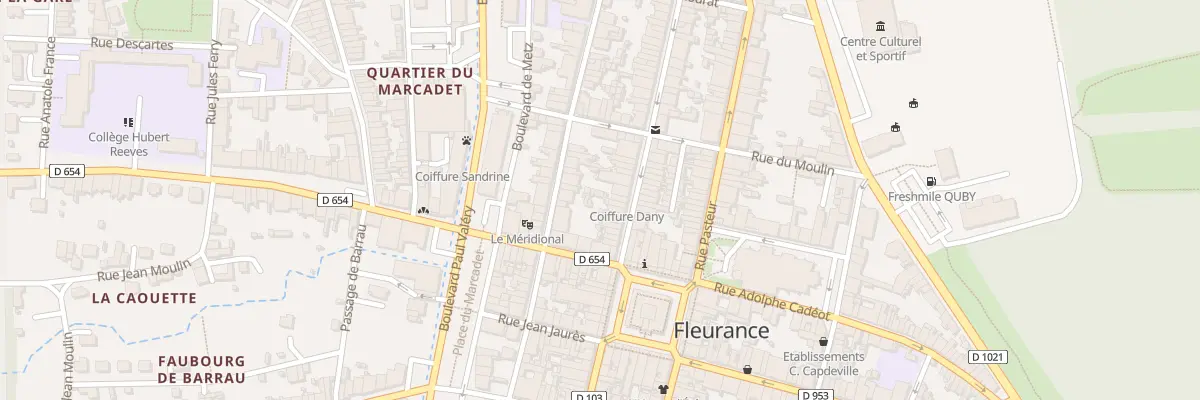 Plan du 11 Rue Alexandre Laffont à Fleurance