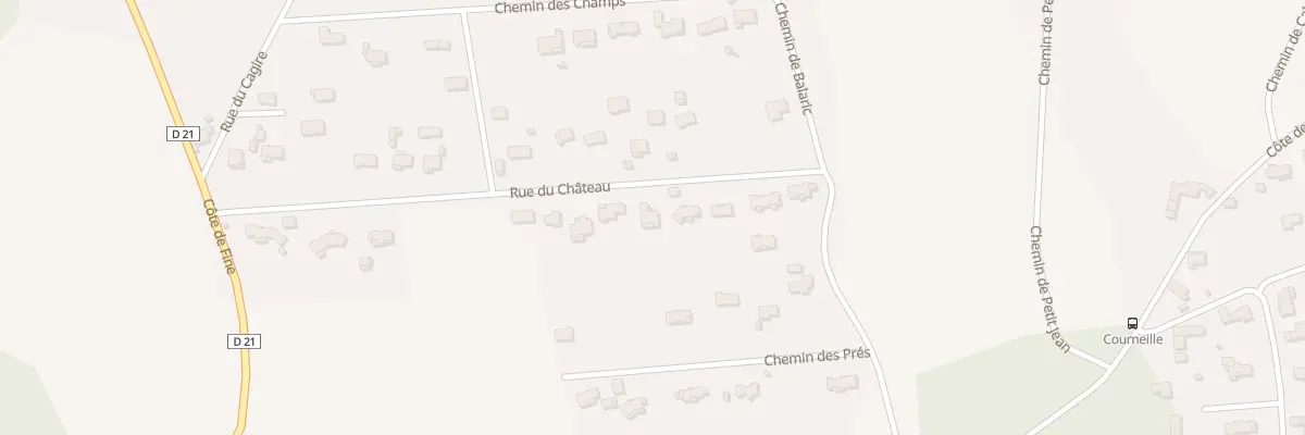 Plan du 354 Rue du Château à Villeneuve-de-Rivière