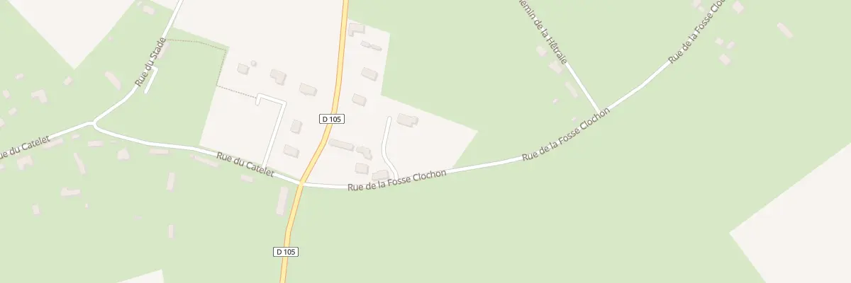 Plan du 93 Rue de la Fosse Clochon à Ancourteville-sur-Héricourt