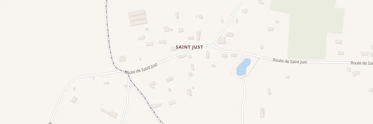 Plan du 16 Rte de Saint Just à Bois-Normand-près-Lyre