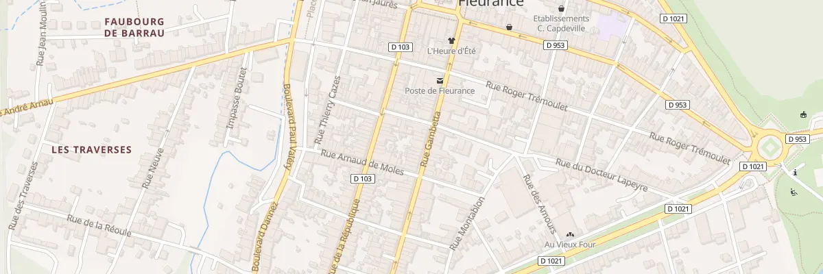 Plan du 59 Rue Gambetta à Fleurance