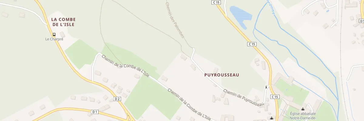 Plan du 19A Puyrousseau à Chancelade