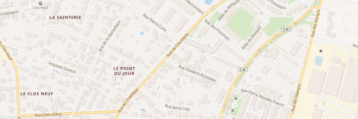Plan du 21B Rue Waldeck Rousseau à Joué-lès-Tours