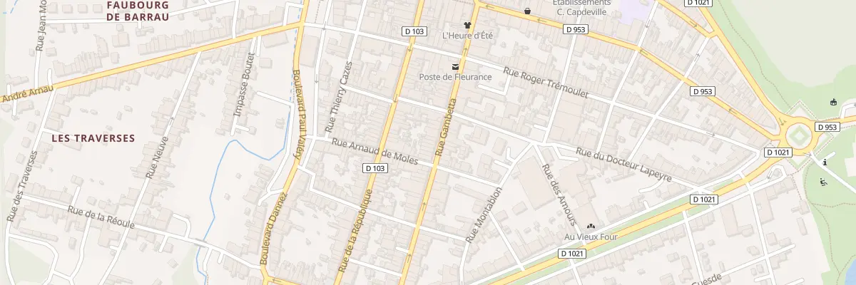 Plan du 53 Rue Gambetta à Fleurance
