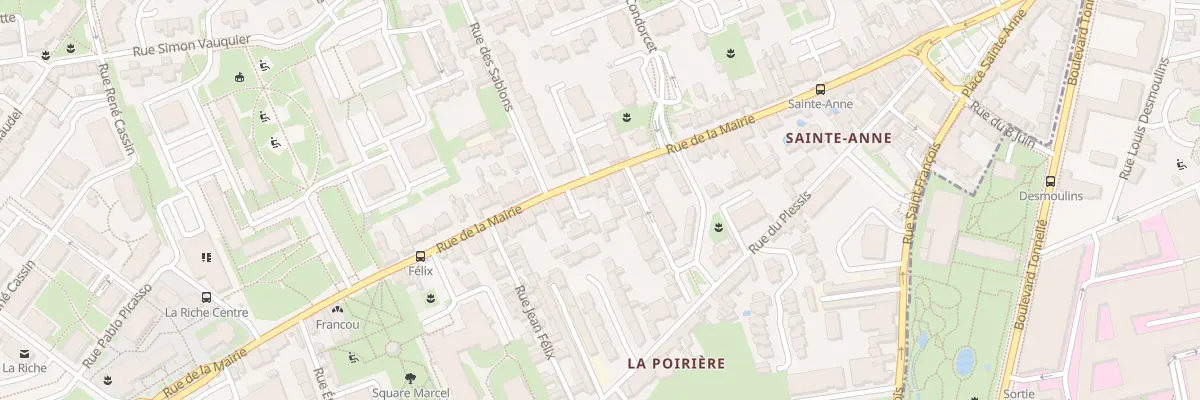 Plan du 56 Rue de la Mairie à La Riche
