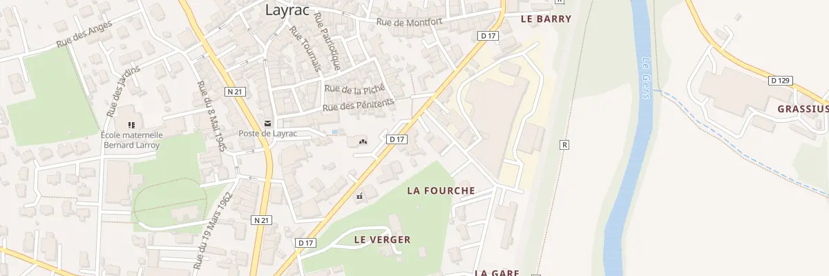 Plan du 175 Av d’Étigny à Layrac