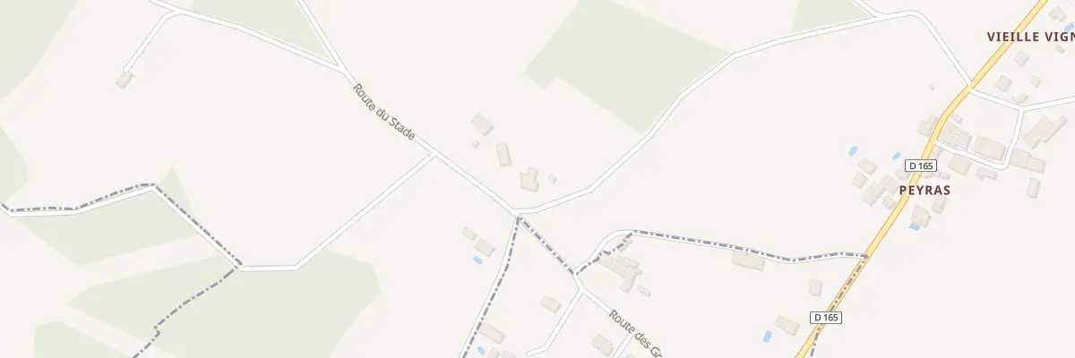 Plan du 13 Rte du Stade à Chirac