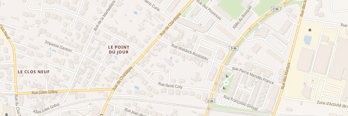 Plan du 24B Rue Waldeck Rousseau à Joué-lès-Tours
