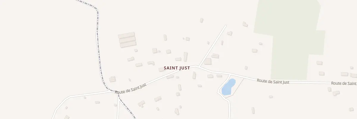 Plan du 15 Rte de Saint Just à Bois-Normand-près-Lyre