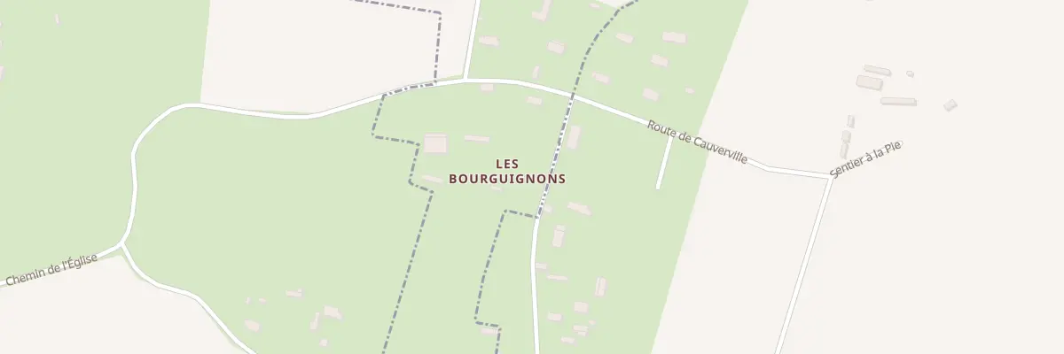 Plan du 42 Rte de Cauverville à Étréville
