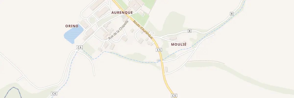 Plan du 5109 A Aurenque à Castelnau-d’Arbieu