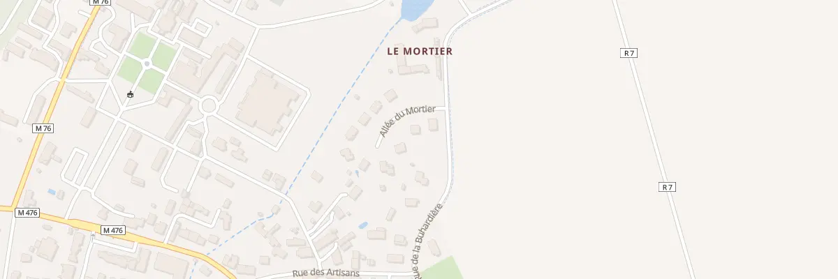 Plan du 3 All du Mortier à Mettray