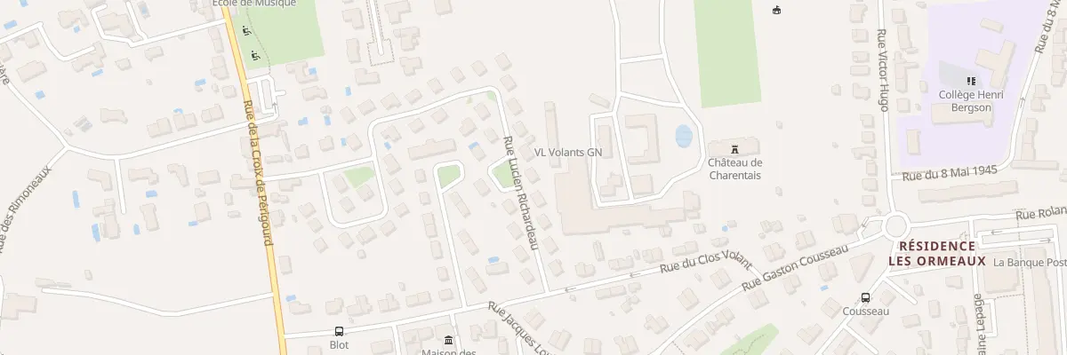 Plan du 9 Rue Lucien Richardeau à Saint-Cyr-sur-Loire
