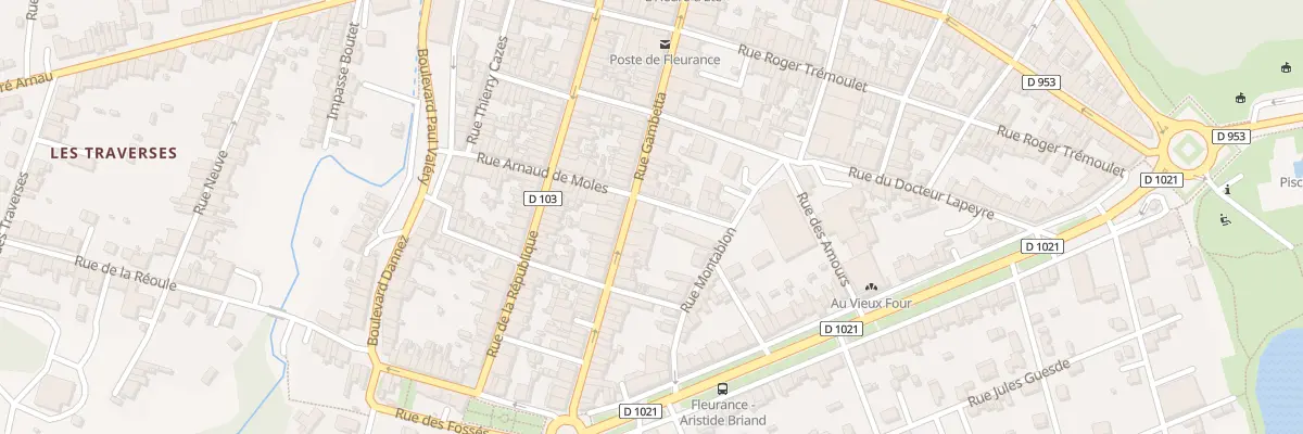 Plan du 40 Rue Gambetta à Fleurance