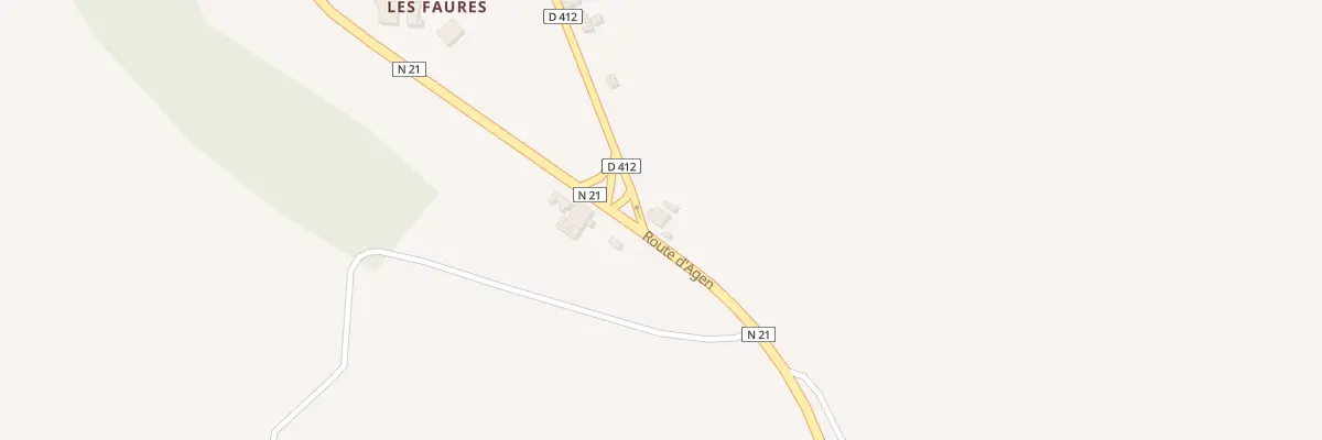 Plan du 713 Rte d’Agen à Castelnaud-de-Gratecambe