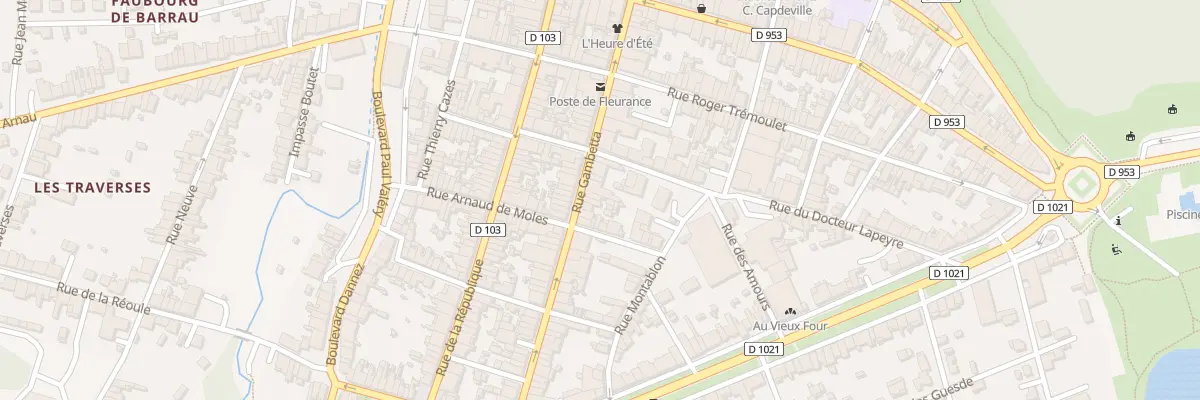 Plan du 50 Rue Gambetta à Fleurance
