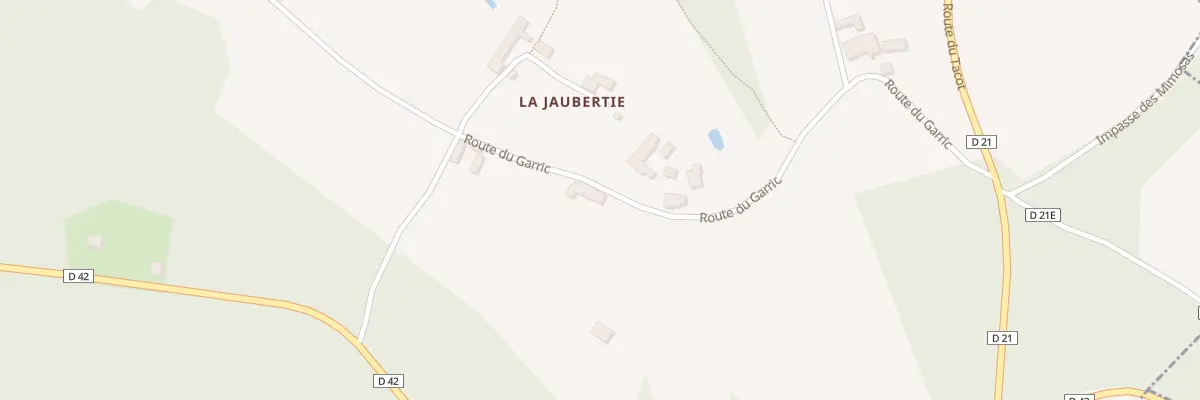 Plan du 330 Rte du Garric à Saint-Mayme-de-Péreyrol