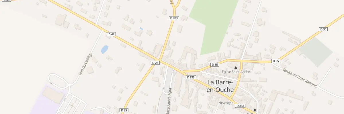 Plan du 4 Grande Rue - La Barre en O à Mesnil-en-Ouche