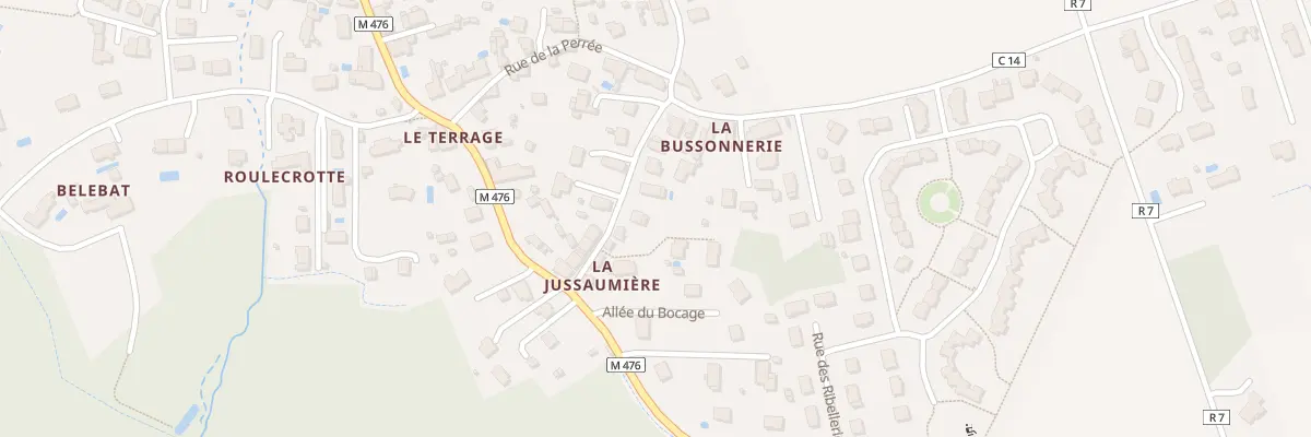 Plan du 10 Rue de la Buhardière à Mettray