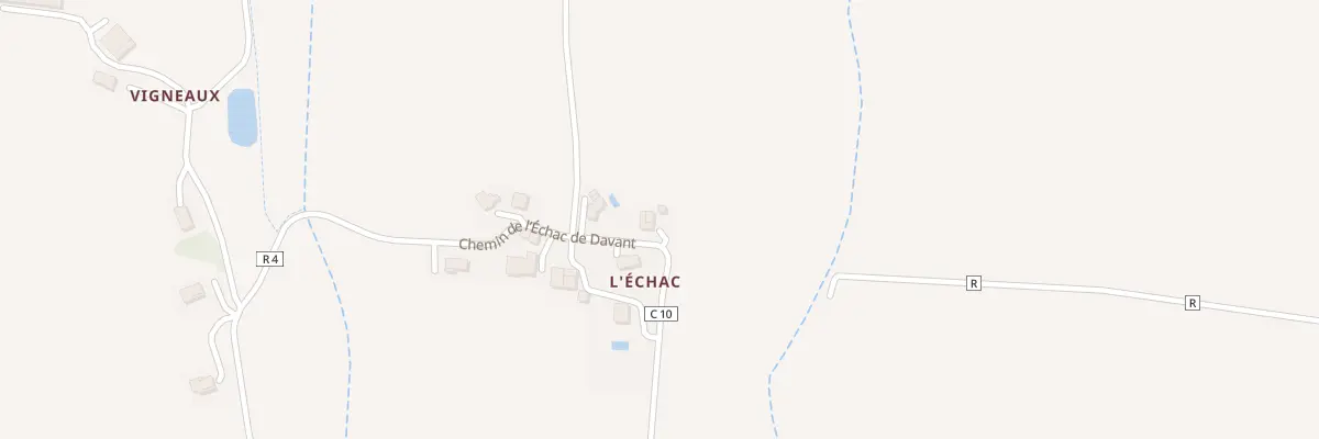 Plan du 506 Chem de l’Échac de Davant à Leboulin