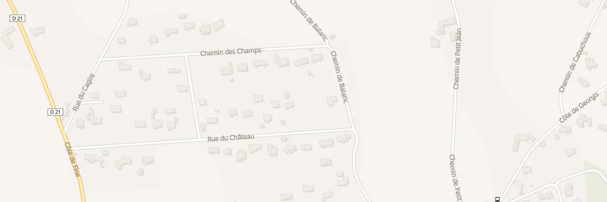 Plan du 415 Rue du Château à Villeneuve-de-Rivière