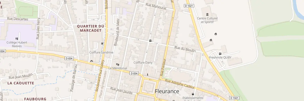 Plan du 22 Rue Alexandre Laffont à Fleurance