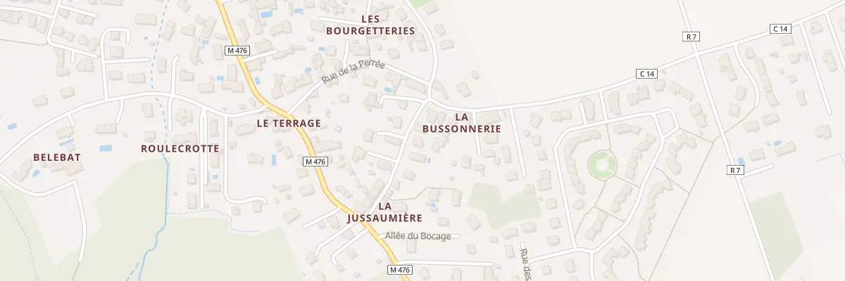 Plan du 16 Rue de la Buhardière à Mettray