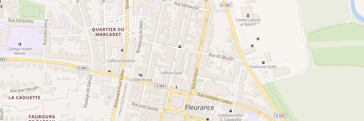 Plan du 20 Rue Alexandre Laffont à Fleurance